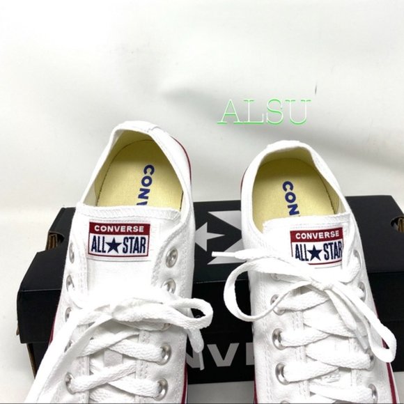 Converse All Star Classic Low Canvas White Men’s Size Sneakers M7652C - Picture 2 of 9